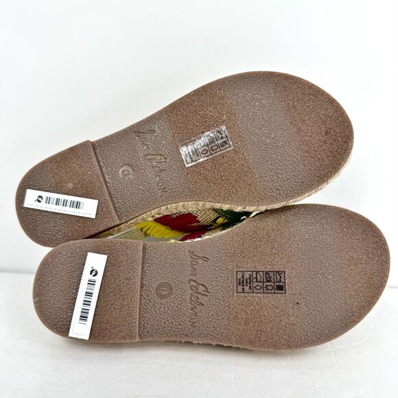 Sam Edelman Kids Kayden Slingback Sandal US 13 M Beige Multicolor Leather NIB - Picture 11 of 12